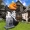 1pc, 8ft Halloween Inflatables with Built-in 7 LED Lights - Pumpkin, Ghost, and Tombstone Decorations for Indoor and Outdoor Parties and Photo Props