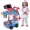 Doctor Kit For Kids, Pretend Doctor Playset For Toddlers With Cart, Costume And Stethoscope, Role Play Medical Toy For Girls Boys Christmas,Halloween,Thanksgiving Gift