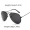 Top Bar Aviator Fashion Sunglasses For Women Men Metal Oval Frame Glasses Casual Outdoor Eyewear UV400