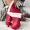 Womens Solid Color Platform Boots, Slip On Comfy Thermal Lined Chunky Heel Boots, Winter Plush Christmas Warm Boots