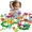 72pcs Flower Garden Building Set: STEM Educational Activity for 3-6 Year Old Boys & Girls - Arts & Crafts Toys Gifts for Preschoolers , Halloween/Thanksgiving Day/Christmas gift