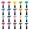 20 colors +1 Brush Watercolor Markers for Adult Coloring Books, Manga, and Comic Art - Vibrant Colors and Smooth Brush Tip for Professional Results