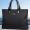 1pc Black Briefcase Handbag Business Oxford Cloth Large Capacity Briefcase Horizontal Casual Simple Canvas File Bag Computer Bag