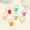 6pcs Set Cute Jelly Color Resin Bear Rings, Y2K Adjustable Beaded Finger Ring For Teenagers