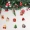 28pcs Mini Christmas Ornaments Set - Resin Santa Claus and Snowman Ornaments for Mini Christmas Tree Decorations and Crafts