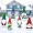 6pcs Plastic Christmas Gnome Garden Stake For Fence Top, Garden Decor, Christmas Decor, Outdoor Decor