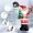 1pc 75.6 Inch Inflatable Santa Claus Christmas Outdoor Courtyard Decoration, 190cm High Built-in LED Lights, Christmas Holiday Party Outdoor Home Decoration Suitable For Lawn/garden/terrace/indoor