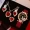 5pcs/set Womens Watch Cute Heart Quartz Watch Elegant Rhinestone Analog Wrist Watch & Jewelry Set, Gift For Her