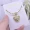 Stylish Bear Charm Pendant Crystal Zirconia Animal Hip Hop Pendant Necklace Jewelry Accessories