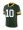 Mens #10 American Football Jersey V Neck Short Sleeve Breathable Embroidery Stitched Rugby Sweatshirt For Party Clothing