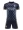Mens Football Outfit, Mens Curve Pattern Short Sleeve Football Jersey And Loose Casual Shorts For Competition And Training