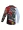 Mens Creative Graffiti Pattern Cycling Jersey, Active Slightly Stretch Breathable Moisture Wicking Loose Long Sleeve MTB Shirt For Biking Riding Sports