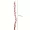 1pc Artificial Red Berry Hanging Vine Christmas Decoration, Bendable Stems Christmas Fireplace Banister Decoration (Red Berry)