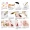 4pcs/set 30g Acrylic Powder - Pink, White, Clear, Nude, and Pink Carving Crystal Polymer Manicure Nail Art DIY French Tips Extension Powder - Long-Lasting and Durable