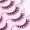 False Eyelash Set, 7 Pairs D Curly Roll Warped Fishtail Cross Natural Style Transparent Stem False Eyelashes, Natural Look Fluffy Cat Eye Lashes