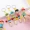 4pcs Cartoon Wooden Small Pirate Whistle Toy Blowing Musical Instrument Small Whistle