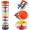 Soothing Rain Sound Tube Sand Tube Instrument Rainbow Hourglass Percussion Instrument Toy Early Rain Sound Stick