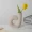 1pc, Irregular Tube Element Flower Vase, Abstract Ceramic Nordic Letter Shape Vase, Creative Decoration Art Special-shaped Flower Vase, St Patricks Day Easter Decor, Aesthetic Room Décor