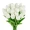 10pcs Premium Artificial Flowers, Real Touch Tulips Bouquet Artificial Flowers For Wedding Room Home Hotel Party Event Christmas Décor