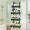 4pcs/set Hanging Sheet Metal Bathroom Racks, Door-mounted Storage Shelf, Adjustable Height, Suitable For Bathroom, Living Room, Bedroom