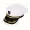 1pc White Mens And Womens Captain Navy Hat Flat Top Sailor Police Hat
