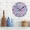 1pc Mermaid Fish Scale Wall Clock Silent Round Wall Clock Non Ticking Creative Decorative Clock For Kids Living Room Bedroom Office Kitchen Home Decor AA Battery (not Included)
