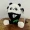 1pc Adorable Moving Panda Plush Scarf Hat For Kids - All-in-One Winter Ear Protection And Warmth For Boys And Girls