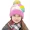 1pc+1pair Childrens Cartoon Unicorn Knitted Hat And Gloves Set