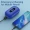 K23 Wireless Earbuds 130H Playback 4-Mic HD Call IP7 Waterproof Ear Buds LED Display Earphones With Earhooks For Workout Gym Phone Laptop TV Computer (Blue)