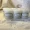 Box Of 6 Ivory White Large Cylindrical Scented Candle, Aesthetic Room Décor, Spring Home Décor
