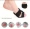 1pair Adjustable Metatarsal Forefoot Pads, 5-Toe Bunion Half Insole Fabric Pads Cushion Socks Support, Foot Care Tools