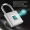 1pc Mini Smart Fingerprint Padlock, Waterproof Security Door Lock, Antitheft Keyless USB Rechargeable Lock For Suitcase