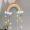1pc Bohemian Decorative Hanging With Tassel Rainbow 7.87*17.7inch, Room Decor, Home Decor, Holiday Decor, Festivals Decor, Background Decor