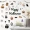 1pc, Cartoon Happy Halloween Wall Stickers, Spider Bat Castle Black Cat Ghost Pumpkin Vinyl Self-Adhesive Wallpaper, Removable Mural For Living Room Bedroom Kids Room Nursery