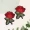 2pcs Beautiful Embroidered Rose Flower Patches - DIY Iron-On Clothing Accessories for Girls