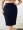 plus Size Solid Slim Skirt, Casual High Waist Slit Skirt, Womens Plus Size Clothing