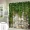 Serene Bamboo & Floral Design Shower Curtain: Durable Washable Polyester, Easy Install with Included Hooks, Transform Your Bathroom with Tranquil Sage Stone Wall Backdrop