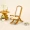 Classic Miniature Dollhouse Chair - Stylish & Compact, Solid Wood Antique Design, Perfect Indoor Decor Upgrade - Ideal for Living Room, Bedroom, Kitchen