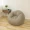 1pc Beanless Bag Inflatable Lounge Chair, Flocking Multifunctional Portable Inflatable Sofa, Round Single Sofa For Living Room, Office Lunch Break, Outdoor Picnic Camping