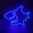 1pc Blue Big Shark LED Neon Light Sign With Acrylic Back Panel Neon Sign, USB Powered Dimmer Switch, For Home Bedroom Aquarium Club Zoo Wall Art Decor Hanging Light, Neon Sign Night Light