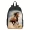 1pc New Printed Horse Backpack, Boys And Girls Animal Printed Lightweight Backpackk
