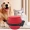 1pc Collapsible Double Dog Bowl - Portable Silicone Pet Food & Water Bowl For Traveling, Camping And Walking - Convenient And Hygienic Pet Supplies