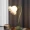 1pc Classic Flower Shaped Table Lamp, Retro Bedside Lamps, Living Room, Bedside Table Lamp, Home Decoration Lamp (Color : Green)