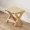 1pc Folding Stool Household Solid Wood Outdoor Portable Simple Chair Simple Small Bench Mazar Shoe Changing Stool