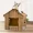 Creative Cat House DIY Cardboard Furniture House With Cat Scratch Board Cat Nest Pet House Lodge Cute Sturdy Pet Villa Designed Gift