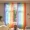 1pc/2pcs Vertical Bar Colorful Gradient Curtains For Bedroom And Living Room Home Décor