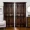 2pcs New Fashion Wooden Door Decoration Curtains 3D Digital Printing Rod Pocket Curtains For Living Room Office Home Décor