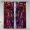 2pcs, Cool Temple Printed Translucent Curtains, Living Room Game Room Bedroom Multi-scene Polyester Rod Pocket Curtain Home Decor Party Supplies