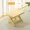 1pc Portable Outdoor Household Solid Wood Folding Stool, Fishing Chair Small Bench, Shoe Stool