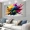 1pc Colorful Boom Wall Art Canvas Poster, Artistic Design, Fashion Home Decoration, Gift For Friends, Family, For Living Room, Bedroom, Office, Kitchen, Bar Wall Decor, Waterproof, Odorless Painting Stuff, Fabric Print, Artwork, No Frame